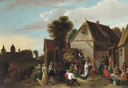 A village kermesse Reproduction