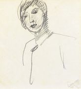 Study of a young woman Reproduction