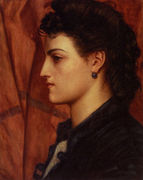 Head Of An Italian Girl Reproduction