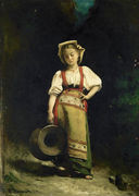 Italian Girl with a Jug Reproduction