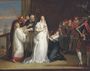 Mary, Queen of Scots, taking her leave of Sir Arthur Melville, on her way to execution Reproduction