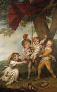 The Boyle Children Group Portrait of the Children of Edmund Boyle, 7th Earl of Cork Reproduction