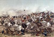 Battle of Balaclava Brilliant charge of the Scots Greys Reproduction