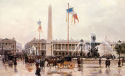 A View of the Place de la Concorde Reproduction