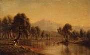 Mount Washington, New Hampshire, From The Saco River Reproduction