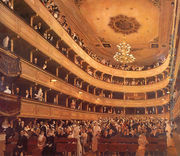 Auditorium in the Old Burgtheater, Vienna Reproduction