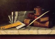 Still Life with Letter to Thomas B. Clarke Reproduction