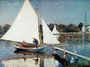 Sailing At Argenteuil Reproduction