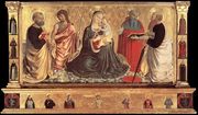 Madonna and Child with Sts John the Baptist, Peter, Jerome, and Paul 1456 Reproduction