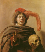 Boy with a Skull Reproduction