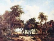 Landscape with Woods and Cottage Reproduction