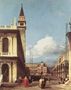 The Piazzetta, Looking toward the Clock Tower Reproduction