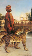 Palace Guard with Two Leopards Reproduction