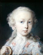 Portrait of a Girl with a Bussola, 1725 Reproduction