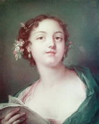 Portrait of a Young Girl Reproduction