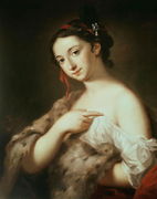 A Lady (Winter) Reproduction