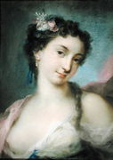 Portrait of a Lady as Flora Reproduction