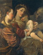 Madonna and Child with Saints Reproduction