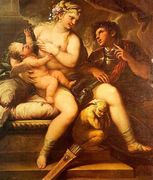 Venus, Cupid and Mars Reproduction