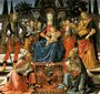 Madonna and Child Enthroned with Saints c. 1483 Reproduction