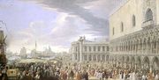 The Arrival of the Fourth Earl of Manchester in Venice in 1707 Reproduction