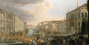 A Regatta on the Grand Canal, Venice Reproduction