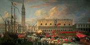 Bucintoro in the Bacino, Venice Reproduction