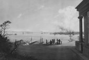 View of the City of New York and Governors Island Taken from Brooklyn Heights on the Morning after the Conflagration Reproduction