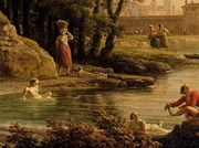 Landscape With Bathers - detail Reproduction