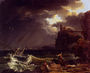 A Shipwreck In A Stormy Sea By The Coast Reproduction