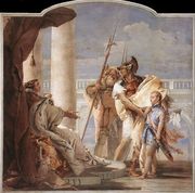 Aeneas Introducing Cupid Dressed as Ascanius to Dido 1757 Reproduction