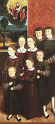 Portrait of Conrad Rehlinger and his Children (detail) 1517 Reproduction