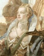 The Banquet of Cleopatra (detail-2) 1746-4 Reproduction