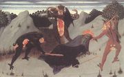 St Anthony the Hermit Tortured by the Devils 1423 Reproduction