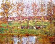 Cows by the Stream 1895 Reproduction