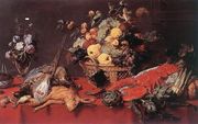 Still-life with a Basket of Fruit 1635-40 Reproduction