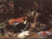 Still-life with Crab and Fruit Reproduction