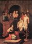 Madonna Enthroned and Ten Saints 1522 Reproduction