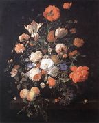 A Vase of Flowers 1706 Reproduction