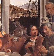 Adoration of the Shepherds (detail 1) 1482-85 Reproduction