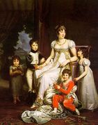 Caroline Murat and her Children 1808 Reproduction