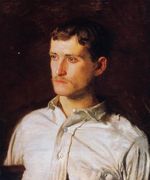 Portrait of Douglas Morgan Hall 1889 Reproduction