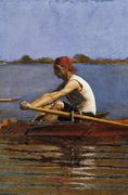 John Biglin in a Single Scull Reproduction