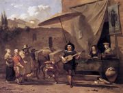 Italian Comedians 1657 Reproduction