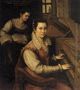 Self-Portrait at the Spinet 1577 Reproduction