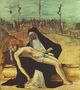 Predella of Stories of Christ- 2. Pieta 1482 Reproduction