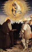 Apparition of the Virgin to Sts Anthony Abbot and George 1445 Reproduction