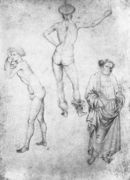 Nude Men and St Peter c. 1430 Reproduction