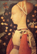 Portrait of a Princess of the House of Este 1436-38 Reproduction