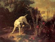 A Dog on a Stand 1725 Reproduction